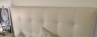 Cabecero polipiel blanco 140cm