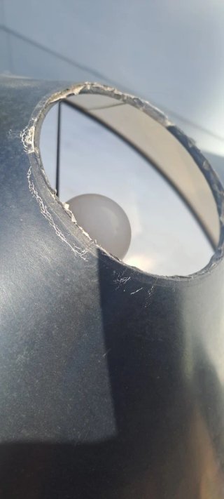 Lámpara de mesa rústica madera y metal