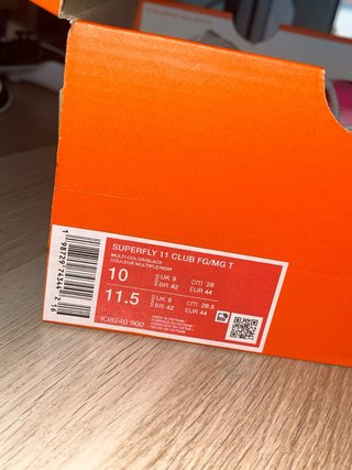 Botas nike mercurial superfly 11 seminuevas