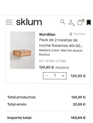 NUEVAS!! 2 mesitas de noche colgantes
