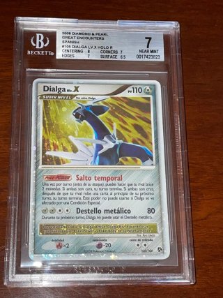 Pokémon Dialga LV.X 105/106 Spanish BGS 7