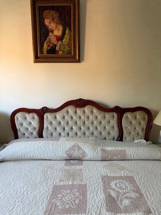 Cabecero tapizado madera cama 150