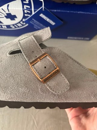 Zuecos Birkenstock Gris Talla 43