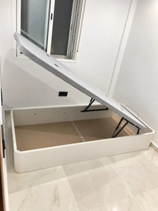 Letto a soppalco con materasso disponibile in varie misure