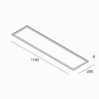 Panel LED Techo 120x30 cm GULITE Nuevo