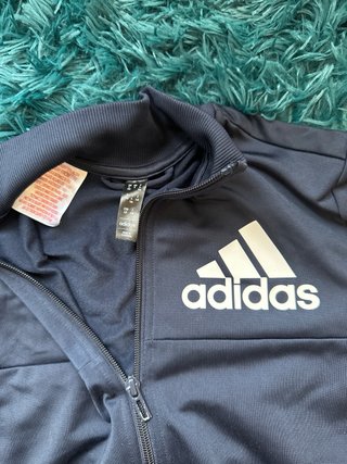 Chaqueta Adidas Retro Vintage Azul Marino y Roja