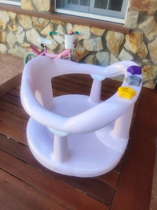 Asiento bañera bebé con estrellas