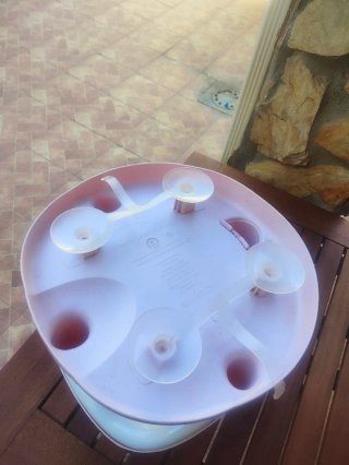 Asiento bañera bebé con estrellas