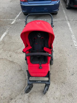 Capazo/Carrito Bebé Rojo Jane