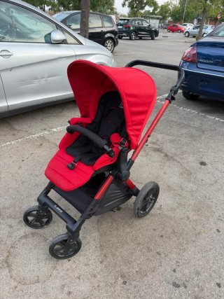 Capazo/Carrito Bebé Rojo Jane