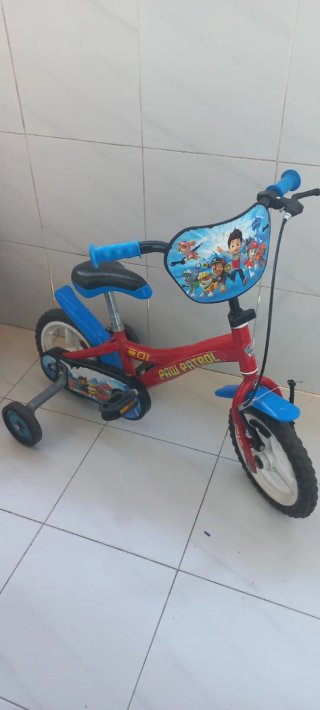 Bicicleta Paw Patrol Niños