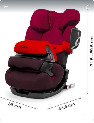 Silla Coche Cybex Pallas 2 Fix Grupo 1-2-3