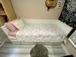 Cama nido Ikea Hemnes 80x200 (abierta 160)