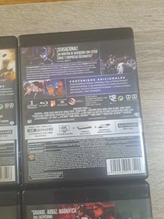 Lote 4 Películas Batman 4K UHD Blu-ray