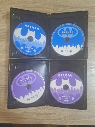 Lote 4 Películas Batman 4K UHD Blu-ray