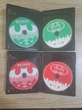 Lote 4 Películas Batman 4K UHD Blu-ray