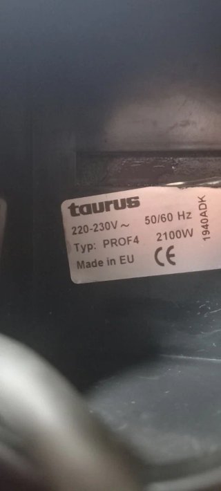 Freidora Taurus 4 l.