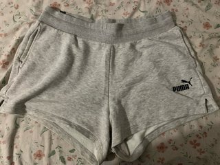 Pantalones cortos chándal Puma grises