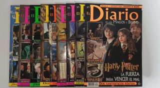 Lote 9 revistas El Diario de los magos y brujas
