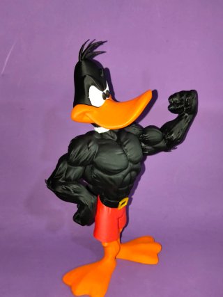 Pato Lucas Musculoso Figura