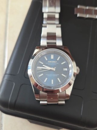 Seiko MOD Datejust Esfera Azul
