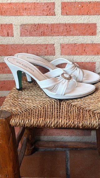 Sandalias Balenciaga Blancas Talla 38