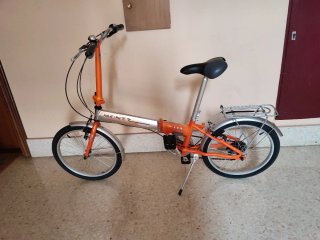 Bicicleta Monty Plegable Naranja