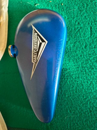 Pluma Harley Davidson Azul