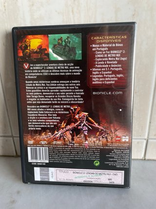 DVD Bionicle 2 Lendas de Metru Nui LEGO 2004