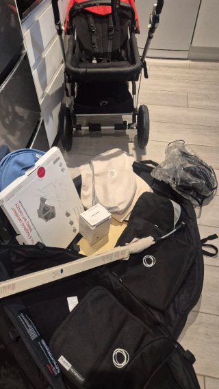 Bugaboo Cameleon 3 con capazo y accesorios
