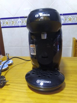 Cafetera Bosch Tassimo Marcilla, adaptador limpiez