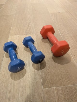 Pack mancuernas 2kg 5kg