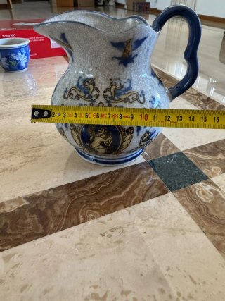 Conjunto de porcelana azul y blanco