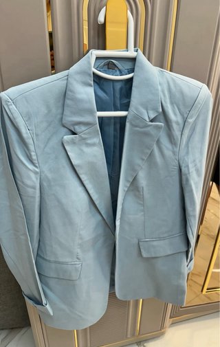 Americana azul talla 36 beis talla 38