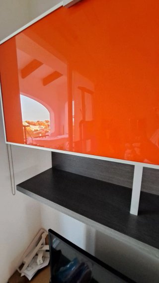 Mueble TV y Salón Modular Naranja
