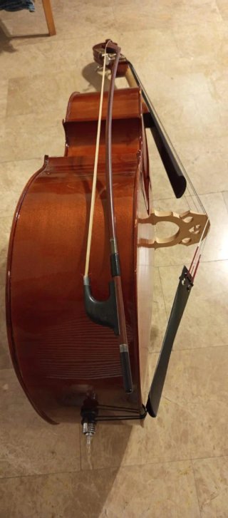 Contrabajo 3/4 madera