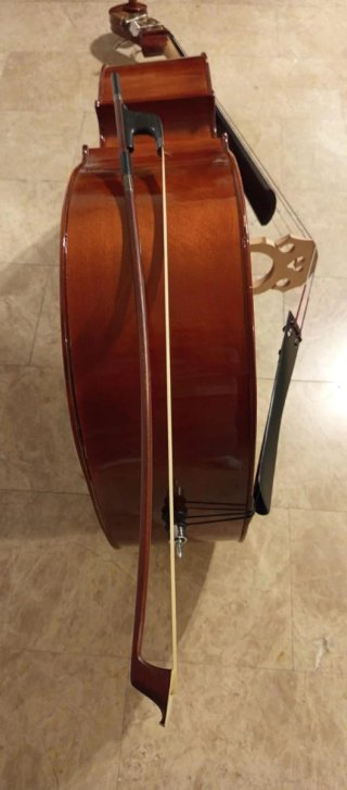 Contrabajo 3/4 madera