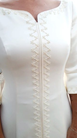 Vestido de Novia Marfil Talla 38-40