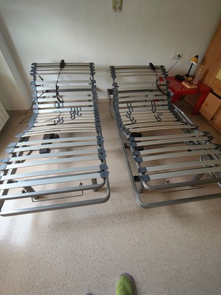 Cama articulada eléctrica doble