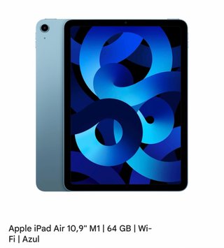 iPad Air 10,9 M1 64GB Azul