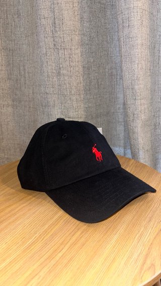 Gorra RL Negra Roja