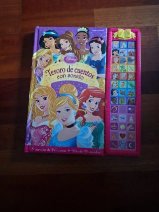 LIBRO TESORO DE CUENTOS CON SONIDO DE DISNEY