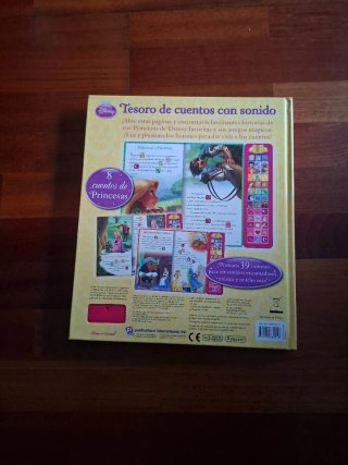 LIBRO TESORO DE CUENTOS CON SONIDO DE DISNEY
