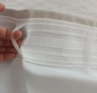 1 CORTINA BEIG IKEA SEMIOPACA 145 cm ancho x 300cm