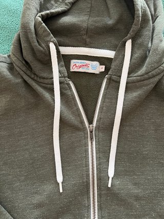 Felpa con cappuccio Jack & Jones verde militare
