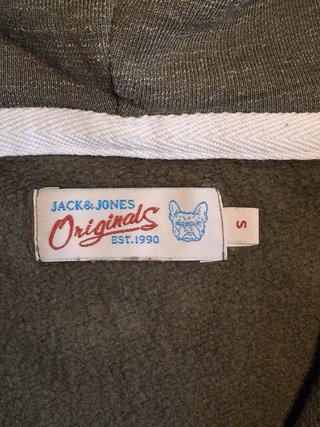 Felpa con cappuccio Jack & Jones verde militare