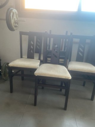 Juego 6 Sillas Comedor Madera Clara