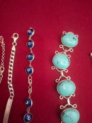 Lote de 6 Pulseras de plata