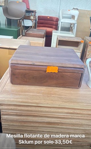 Mesilla flotante Sklum madera