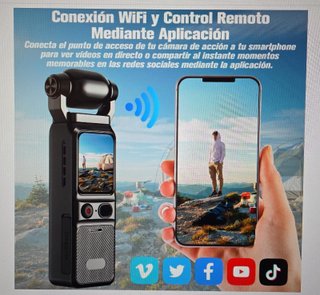 Cámara Deportiva 4K WiFi Nueva